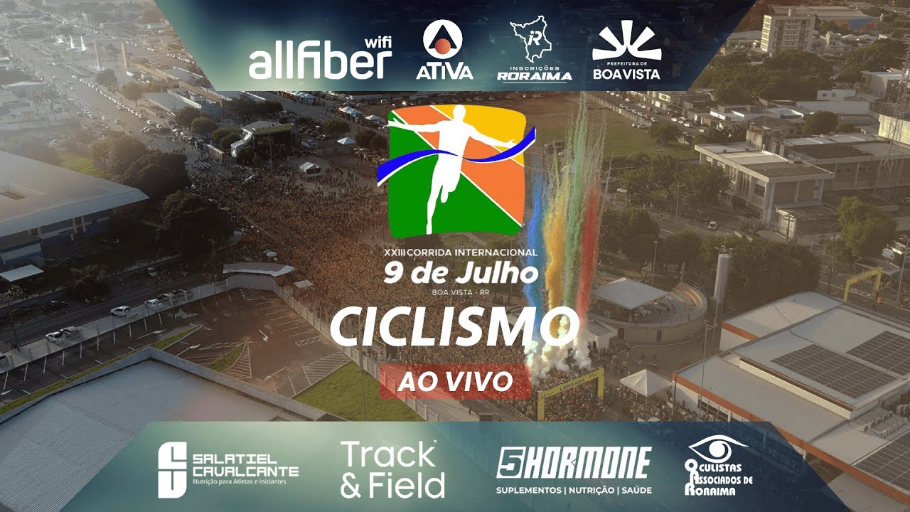 TRANSMISSÃO AO VIVO CICLISMO  - CORRIDA INTERNACIONAL 9 DE JULHO 2025