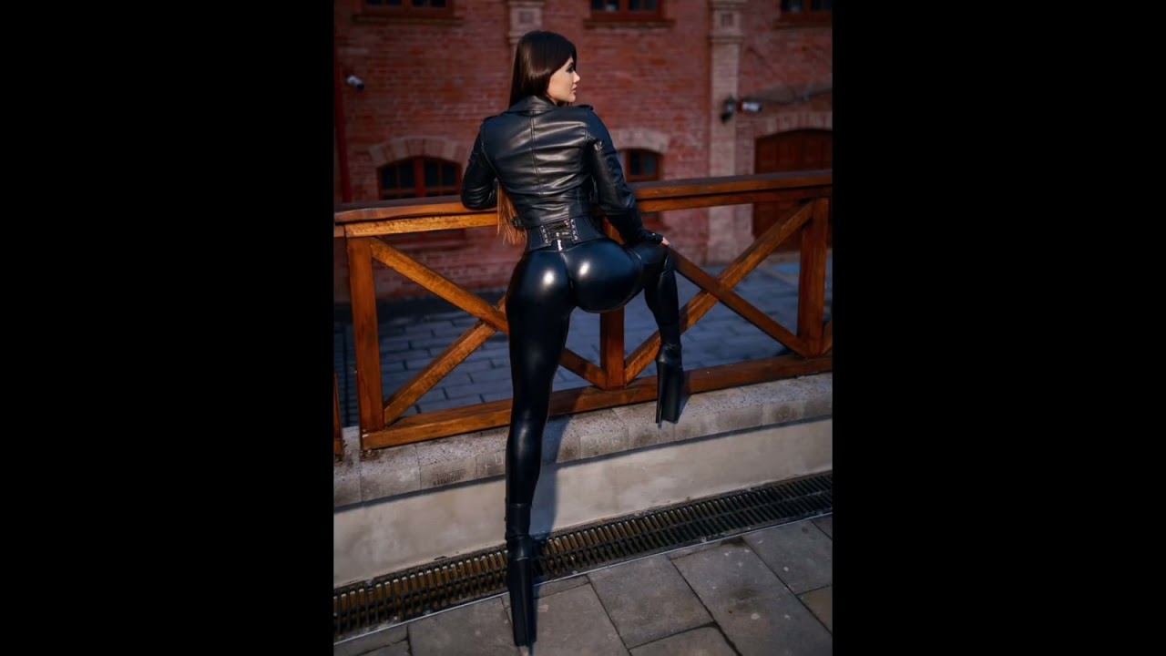 Женские комплекты из кожаных леггинсов и брюк || Кожаные комплекты || Леггинсы и брюки из латекса...