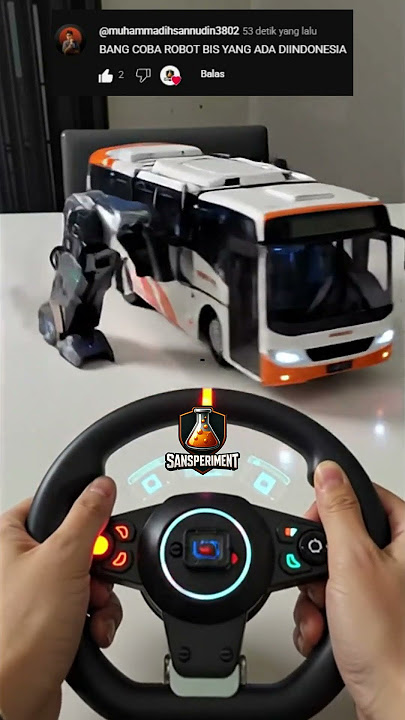 😱 BUS SINAR JAYA (2)  | Transformer (ai)    #toyreview #toyunboxing #amazingtoys #catrobot #childtoy
