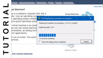 Deploying OVA/OVF Template Using VMware Vsphere Desktop Client