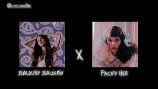jealousy jealousy x Pacify Her- slowed so it sounds like their original voices Resimi