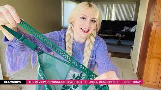 Taylor Mae Reviews A Green Lace Two-Piece Lingerie | Preview | Lingerie Review 2024