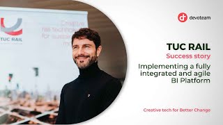 Success Story  - TUC RAIL : Implementing a fully integrated data platform and new agile BI Platform screenshot 5