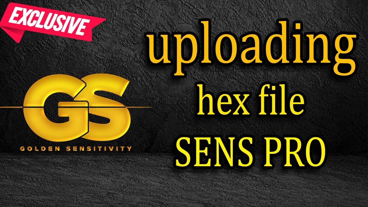 Uploading hex file on SENS PRO
