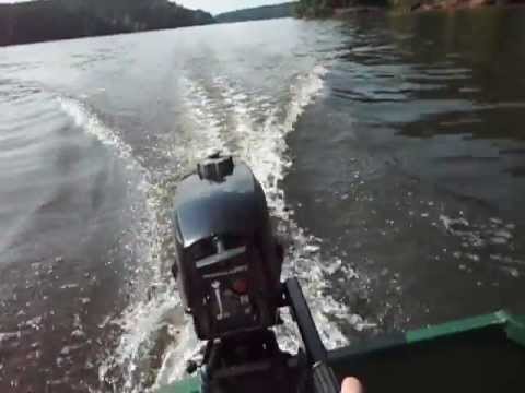 Sears Gamefisher 12 foot Jon Boat with Mercury 2.5 HP 