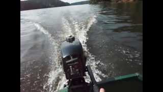 Sears Gamefisher 12 foot Jon Boat with Mercury 2.5 HP motor on Jordan Lake