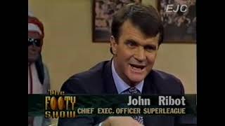 ***RARE Video***  1995  Super League Talk Thursday Night Footy Show  Gould /Ribot /Johns /Hadley