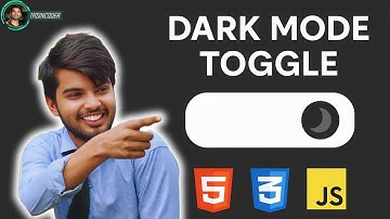 Dark Mode Toggle Using HTML, CSS & JavaScript | Light/Dark Theme Switch Project