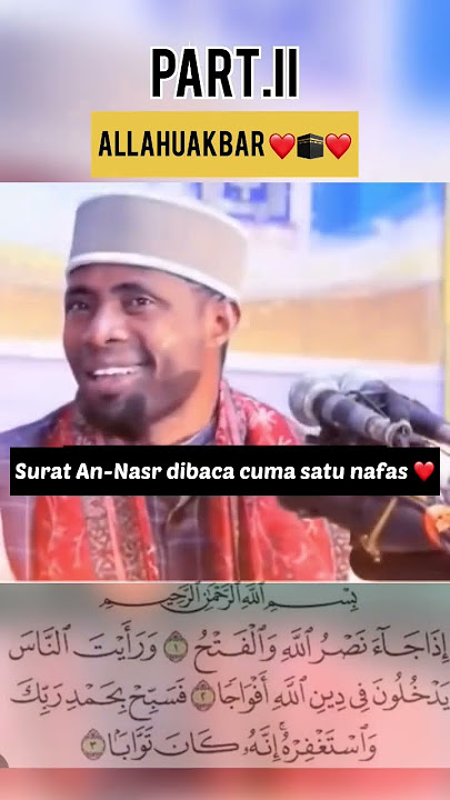 Masya Allah ‼️Satu Nafas saja | Qori Eidi Shaban | part.II