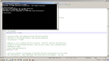 Installing PHP 5.5 (Windows 7)