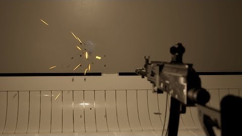 UE5 Niagara || Bullet Hit impact || Particle Simulation