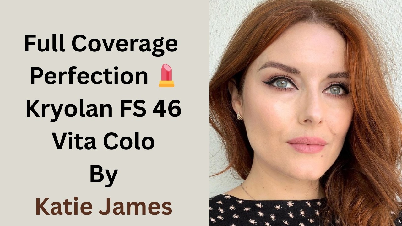 Full Coverage Perfection 💄 Kryolan FS 46 Vita Color Foundation Review #makeup #makeuptutorial