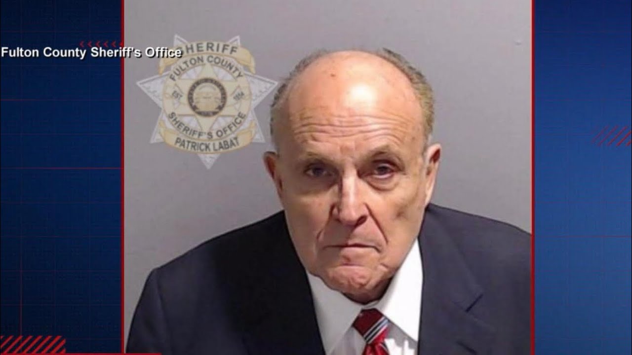 Rudy Giuliani mug shot released