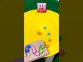 marble Run Race ASMR #89 Wooden Wave Course Colorful Marbles  #marblerun #marblerunrace #asmr