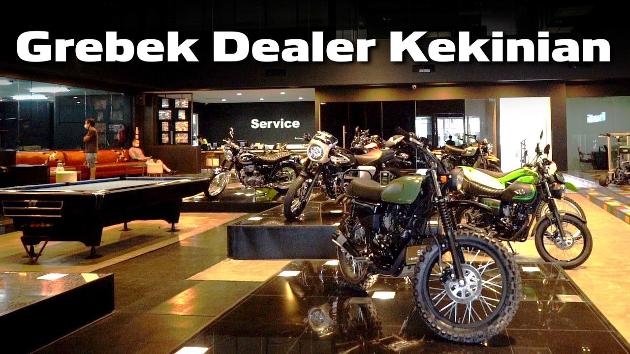 SERVICE W175 DAN LIHAT DEALER KAWASAKI DI BALI