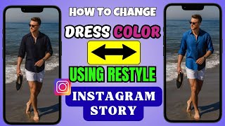 Cara Mengubah Warna Gaun di Instagram Story Menggunakan Restyle AI | #restyle screenshot 2