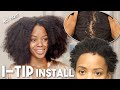 THIS IS MY HAIR!!! D.I.Y I-tip Install! Ft. CurlsQueen ♡