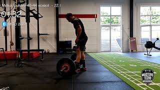 Masters Teens Throwdown 2022 WOD 22.1