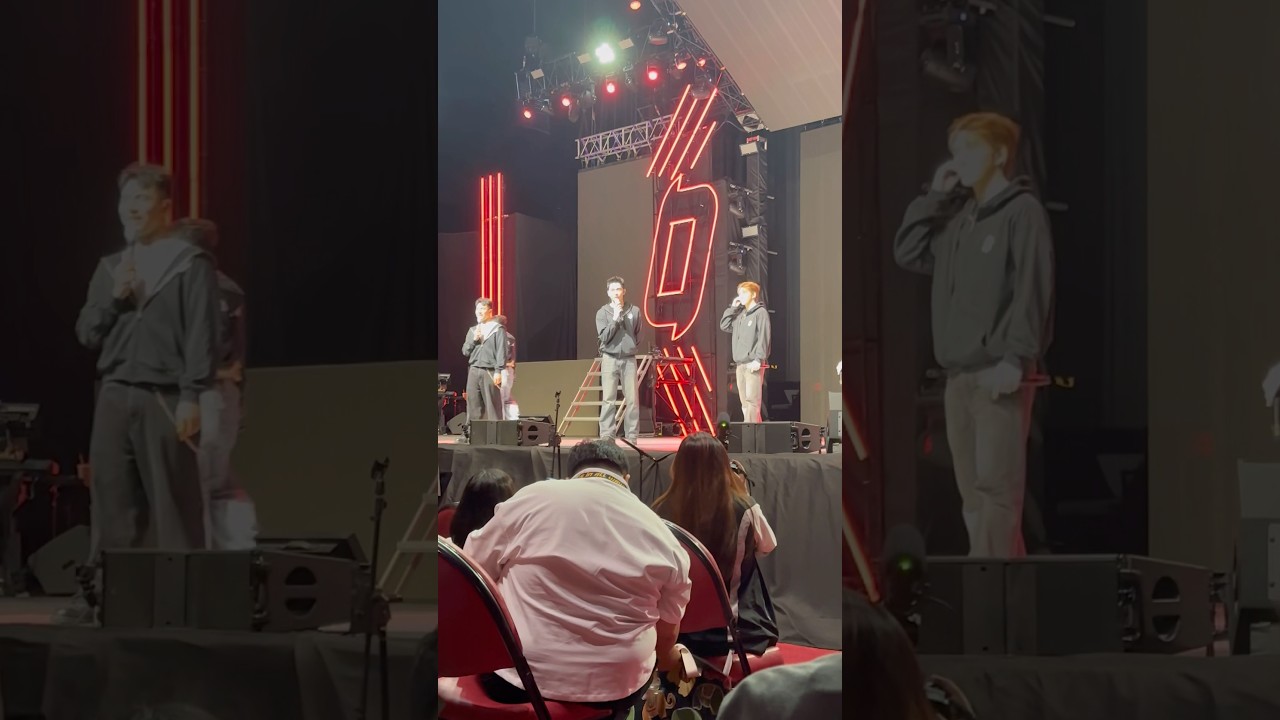 Саундчек первого сольного концерта BGYO 