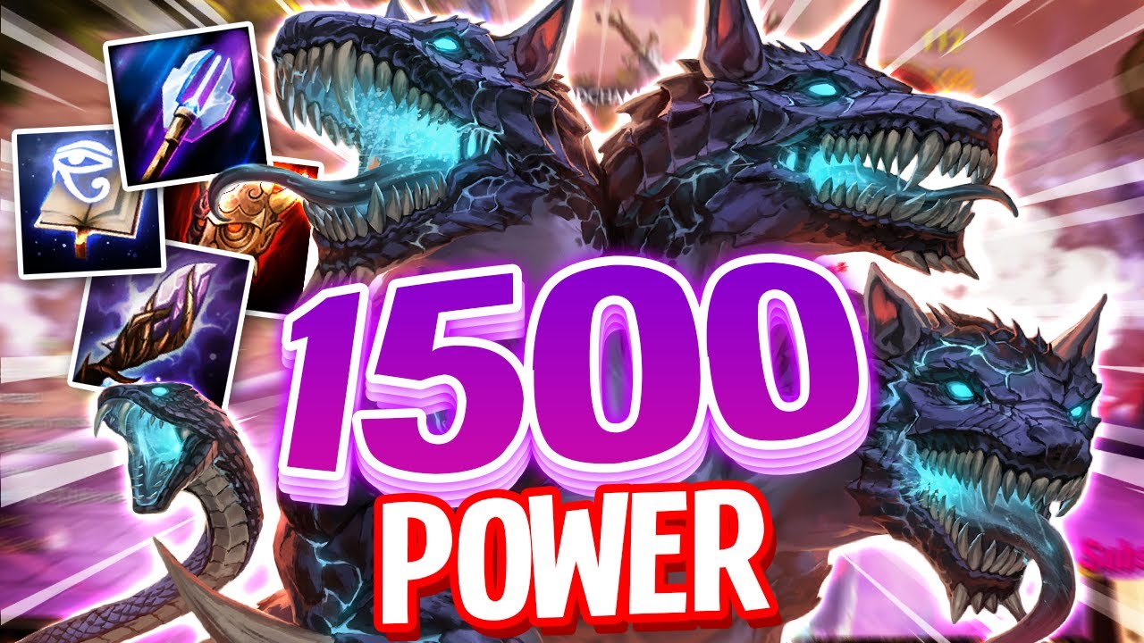 1500 DAMAGE CERBERUS DESTROYS ANY GAME OF SMITE!