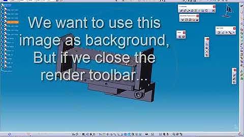 Customized catia background