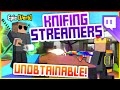 KNIFING Streamers With Coroller (UNOBTAINABLE!) - Krunker.io