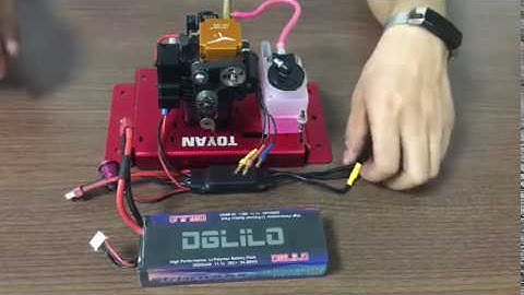 Installing of Toyan Four Stroke RC Methanol Engine