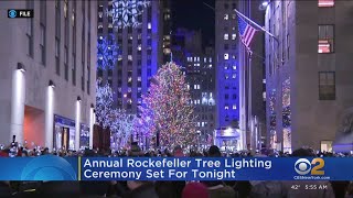 Rockefeller Center Christmas tree lighting set for Wednesday night