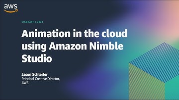 SIGGRAPH 2022- Animation demonstration using Amazon Nimble Studio