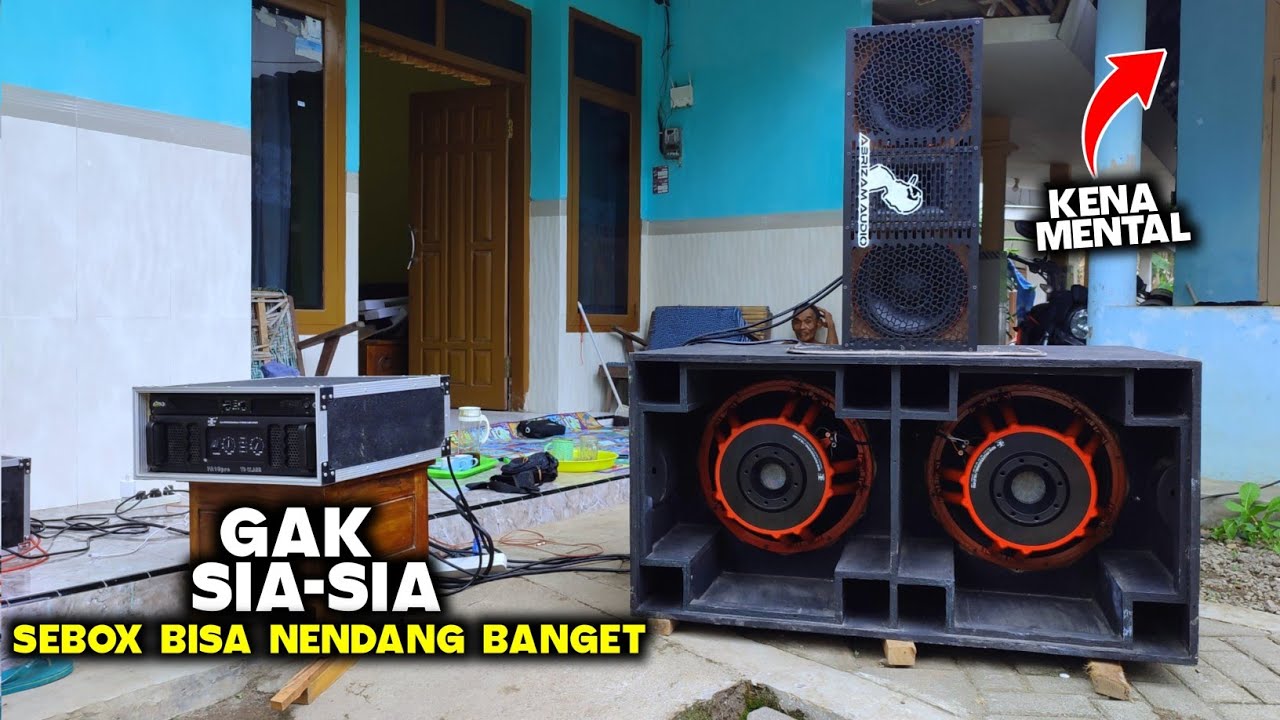 Gak Sia-sia Spek Horeg nya!! Modal 1 Box aja Istimewa Suara Bass Planar Dibalik Abrizam