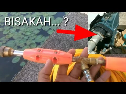 MEMBUAT ALAT CUCI MOTOR / MOBIL SEDERHANA SENDIRI DARI POMPA AIR BEKAS. 