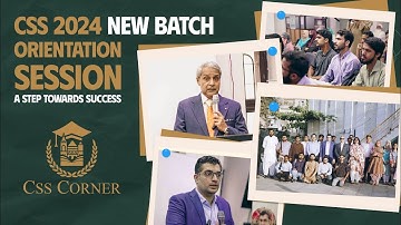 "Step into Success: CSS Corner Orientation Day 2024" #csscorner #csspreparation #css2024 #pakistan