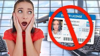 Bailey FORGETS Her Driver's License, Will She Make Her Flight??