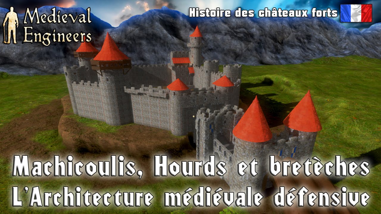 Le vocabulaire militaire des châteaux forts : donjon, mâchicoulis, créneau,  meurtrière - Décoder les églises et les châteaux