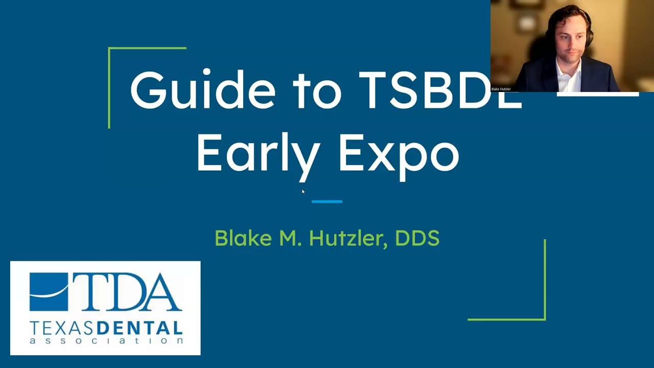 TSBDE LICENSING EXPO GUIDE