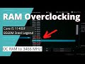 RAM Overclocking on Intel Core i5 11400F ASRock B560M Steel Legend feat TEAM DELTA TUF T-Force