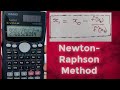 Newton Raphson method using calculator