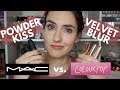 ColourPop Velvet Blur Lux Lipsticks v. MAC Powder Kiss | Are They DUPES? + Lip Swatches