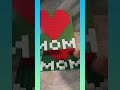 Building LEGO (Love Mom) art