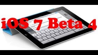 iOS 7 Beta 4 on iPad 2