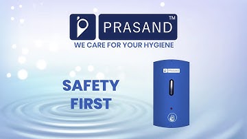 Automatic Hand Sanitizer Dispenser Machine, Promotional Video, Touch-less, Made in India, Prasand