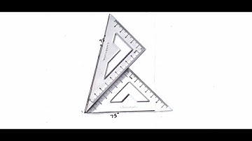 Construction of angles using set squares