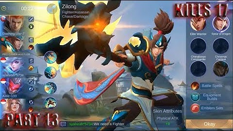Mobile Legends: Bang Bang gameplay part 13 ( ios , android ) । walkthrough gameplay