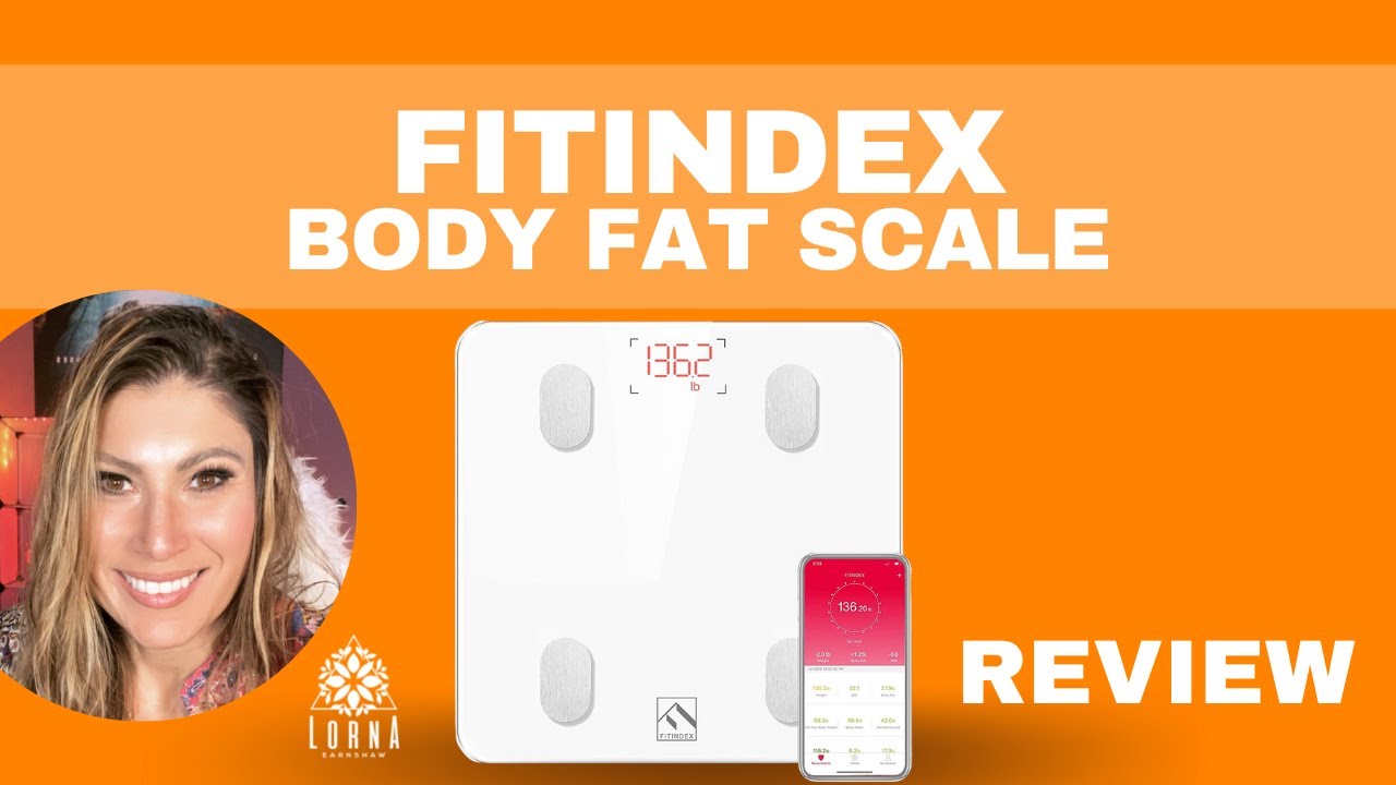  FITINDEX Wi-Fi Scale for Body Weight, Bluetooth Body