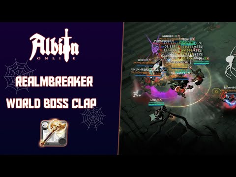 Albion Online [Outnumbered] Lands Awakened / World Boss PvP / Portal Waves Bonus / Realmbreaker POV