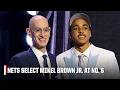Brooklyn Nets draft Mikel Brown Jr. with 6th overall pick | 2026 NBA Draft