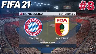 FC Bayern Munich Career Mode 8 Against FC Augsburg | PS4 fifa21 fcbayern