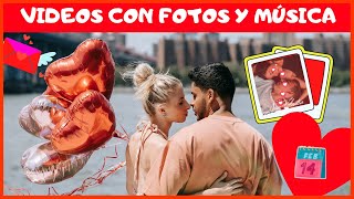 💘Cómo hacer un video con Fotos y Música de fondo por San Valentin en canva Gratis screenshot 4