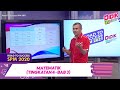 DidikTV Road To Success SPM 2021 | Matematik (Tingkatan 4 - Bab 3)