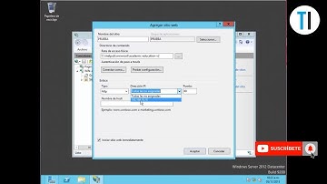 Instalar y configurar Servidor Web IIS con Windows Server 2012